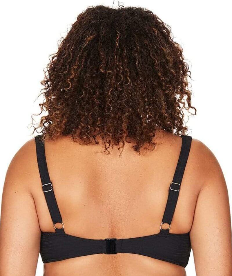 Artesands Aria Botticelli Twist Front C-DD Cup Bikini Top - Black - Image 4