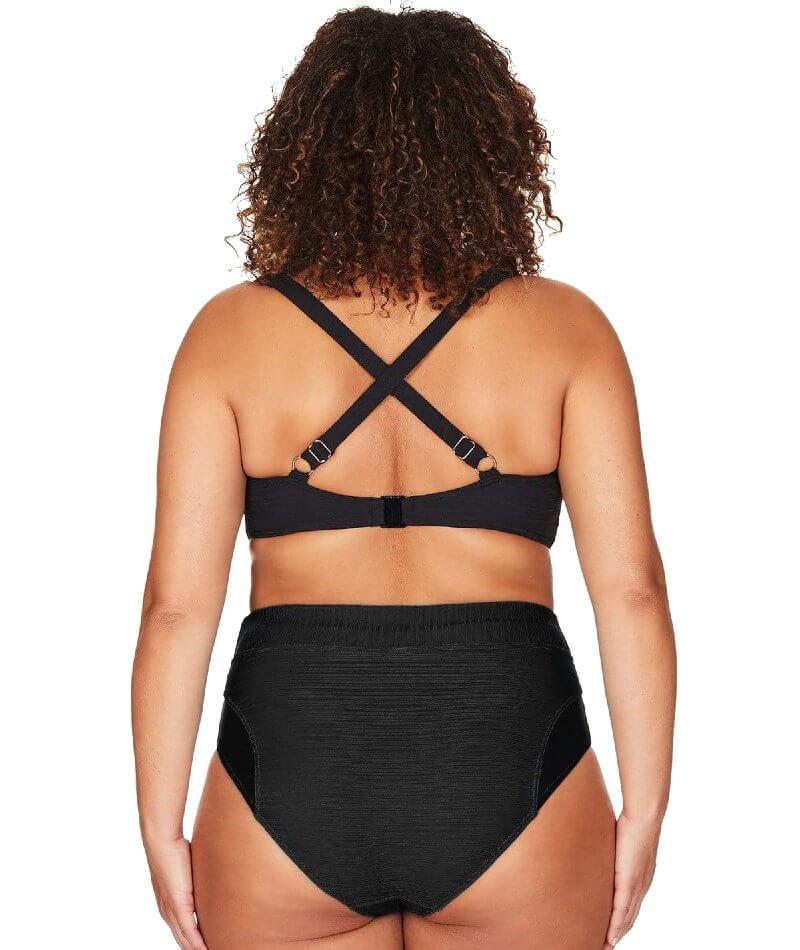 Artesands Aria Botticelli Twist Front C-DD Cup Bikini Top - Black - Image 6