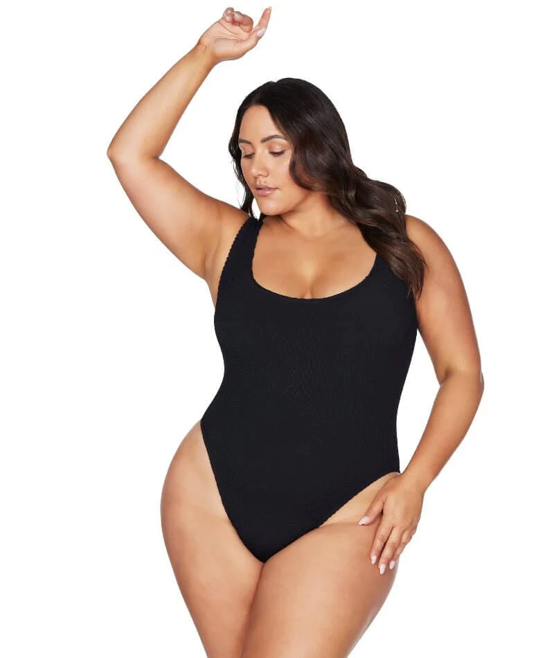 Artesands Arte Eco Kahlo One Size One Piece Swimsuit - Black