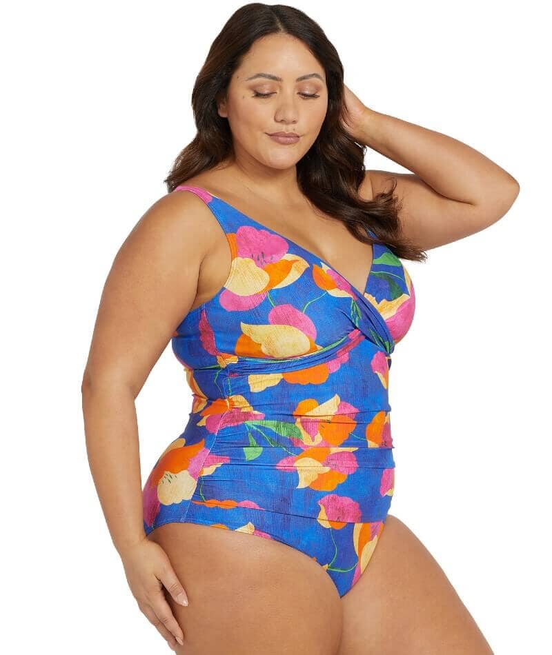 Artesands Au Contraire Delacroix Cross Front D-G Cup One Piece Swimsuit - Blue - Image 3
