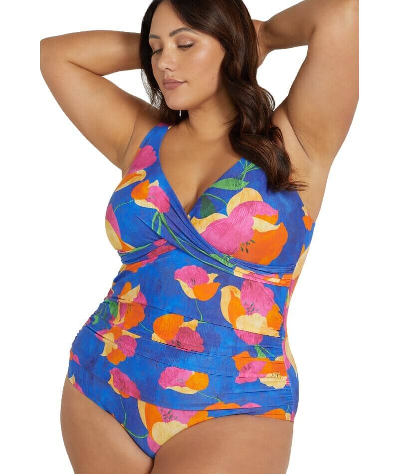 Artesands Au Contraire Delacroix Cross Front D-G Cup One Piece Swimsuit - Blue - Image 4