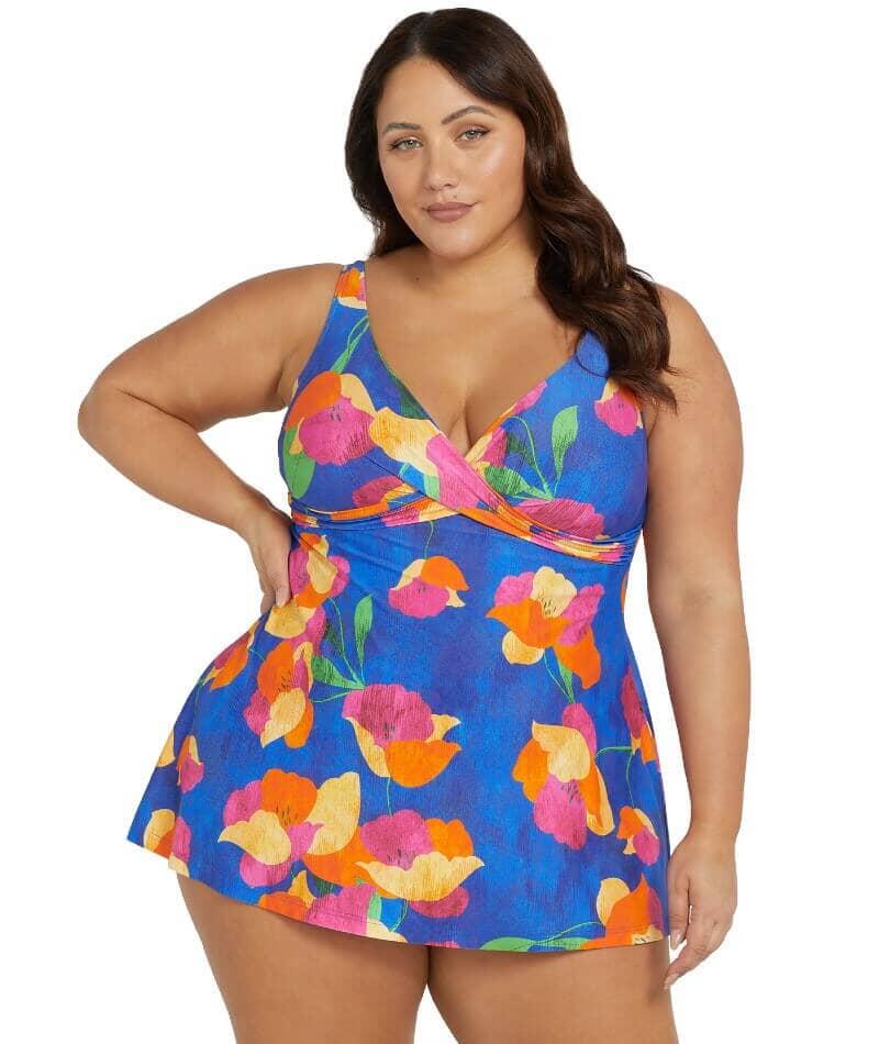 Artesands Au Contraire Delacroix Cross Over D-G Cup Swimdress - Blue