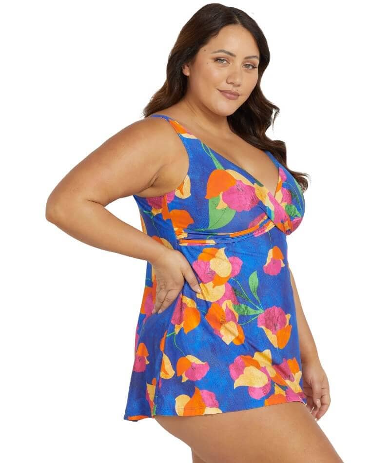 Artesands Au Contraire Delacroix Cross Over D-G Cup Swimdress - Blue - Image 3