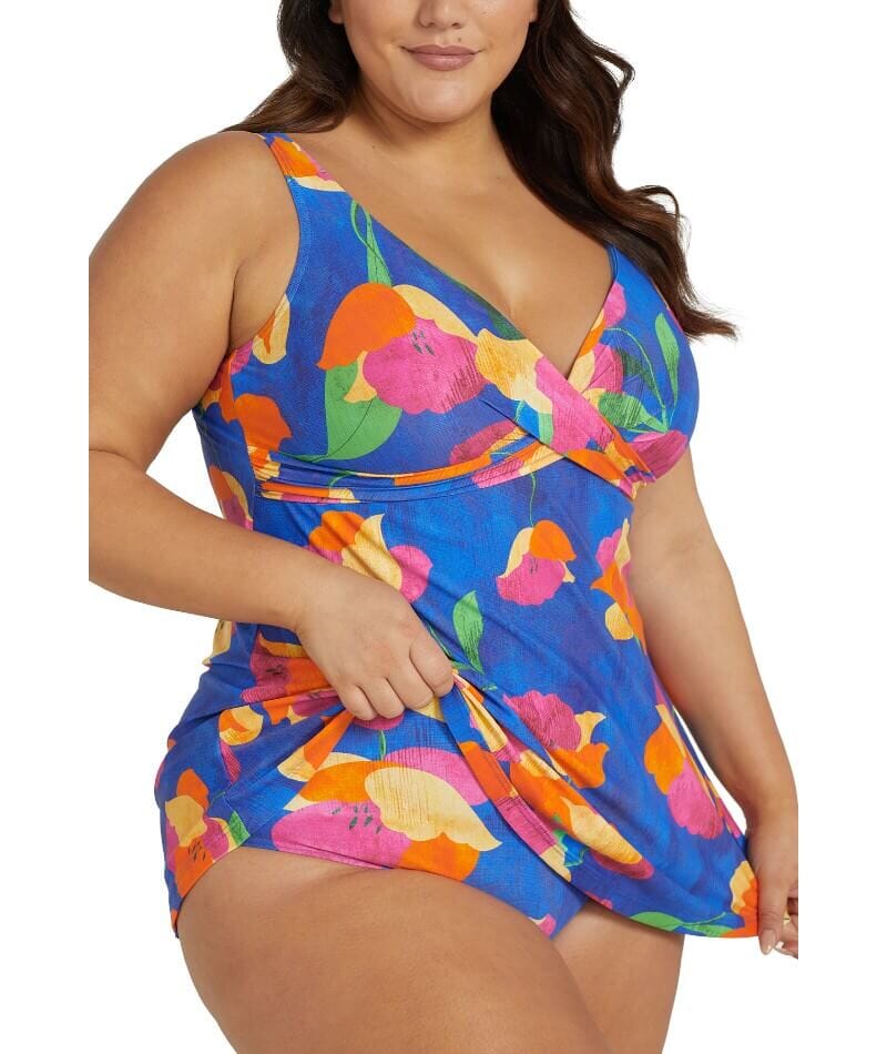 Artesands Au Contraire Delacroix Cross Over D-G Cup Swimdress - Blue - Image 4