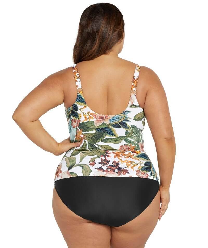 Artesands Into the Saltu Delacroix Cross Front D-G Cup Tankini Top - White - Image 2