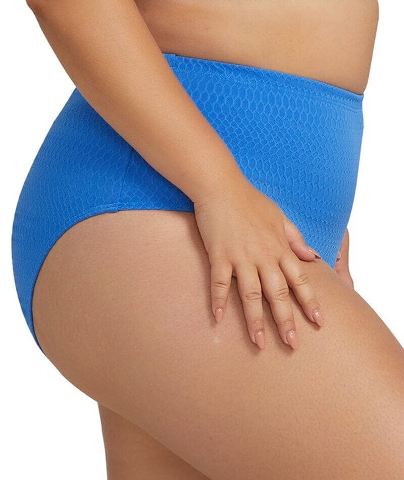 Artesands Nefertiti Renoir High Waist Swim Brief - Blue - Image 3