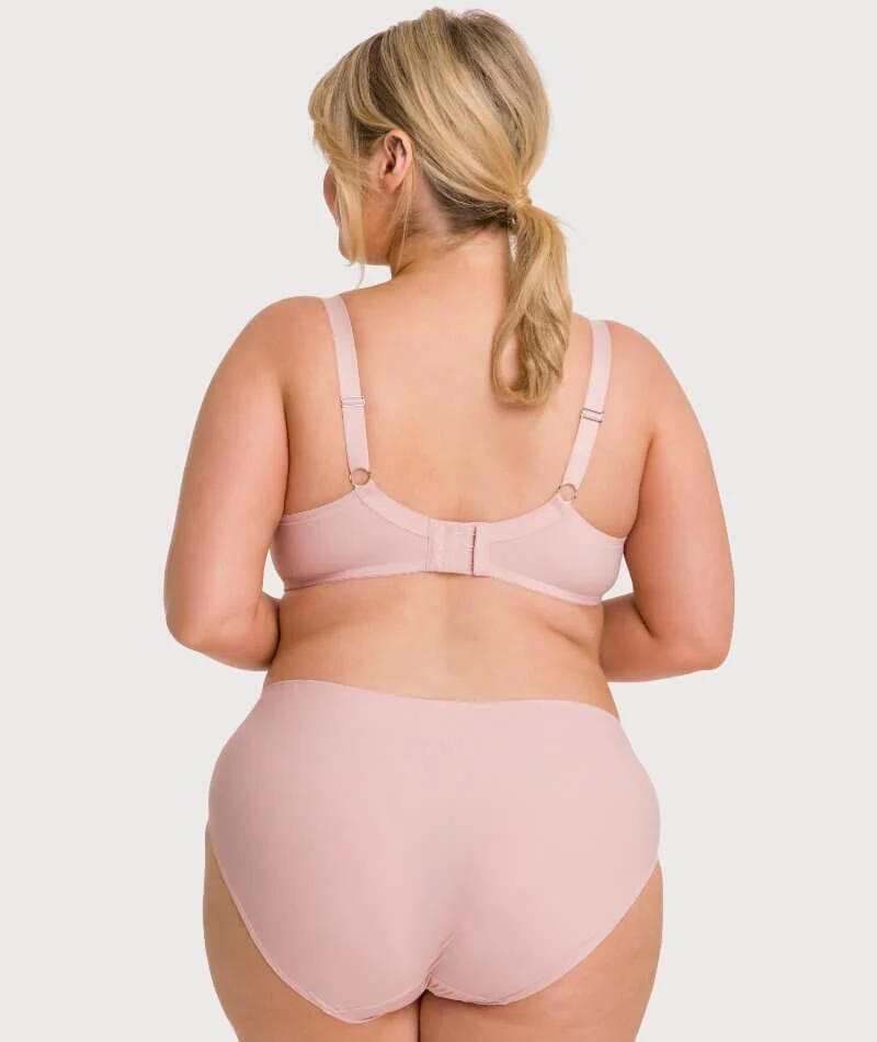 Ava & Audrey Jacqueline Full Brief with Lace - Blush - Image 11