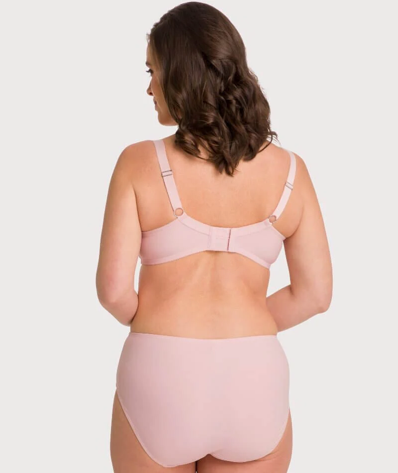 Ava & Audrey Jacqueline Full Brief with Lace - Blush - Image 8