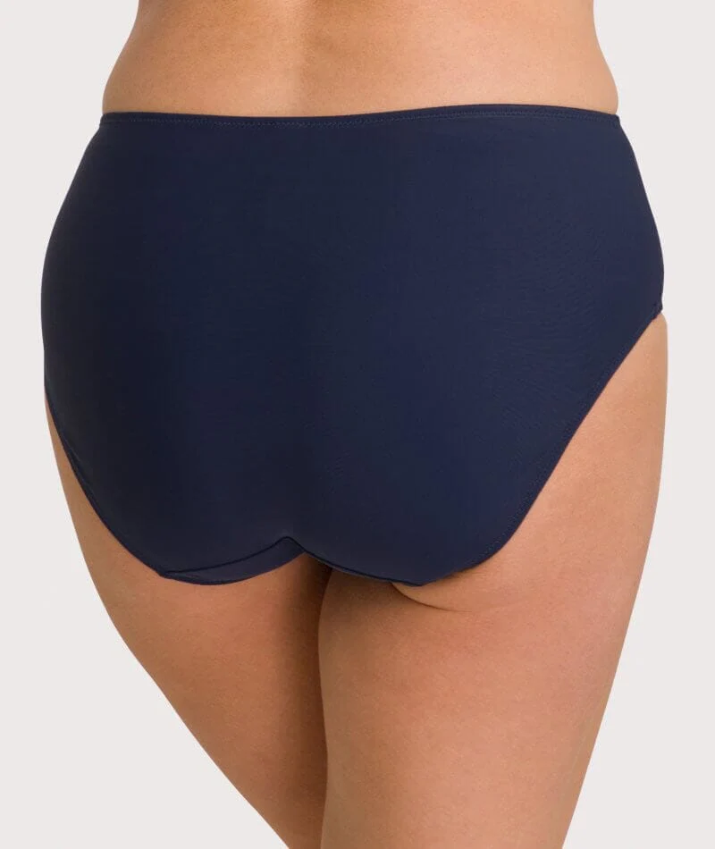 Ava & Audrey Jacqueline Full Brief with Lace - Sapphire - Image 3