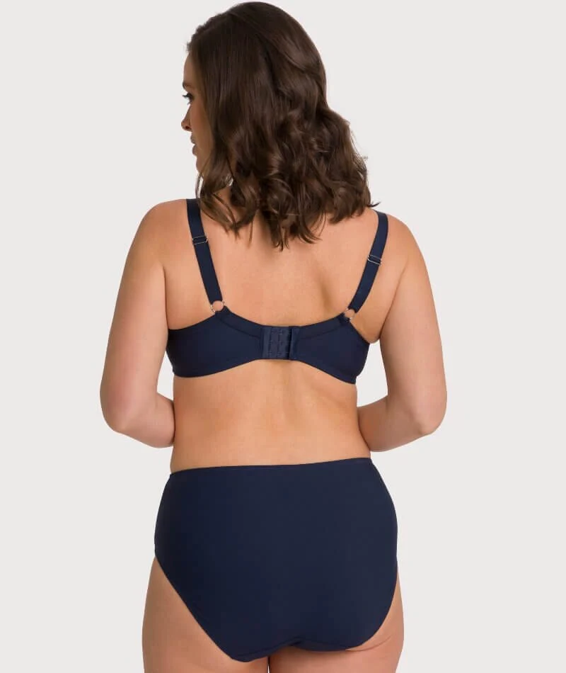 Ava & Audrey Jacqueline Full Brief with Lace - Sapphire - Image 8