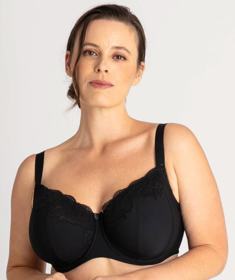 Ava & Audrey Jacqueline Full Cup Underwired Bra 2 Pack - Black - Image 2