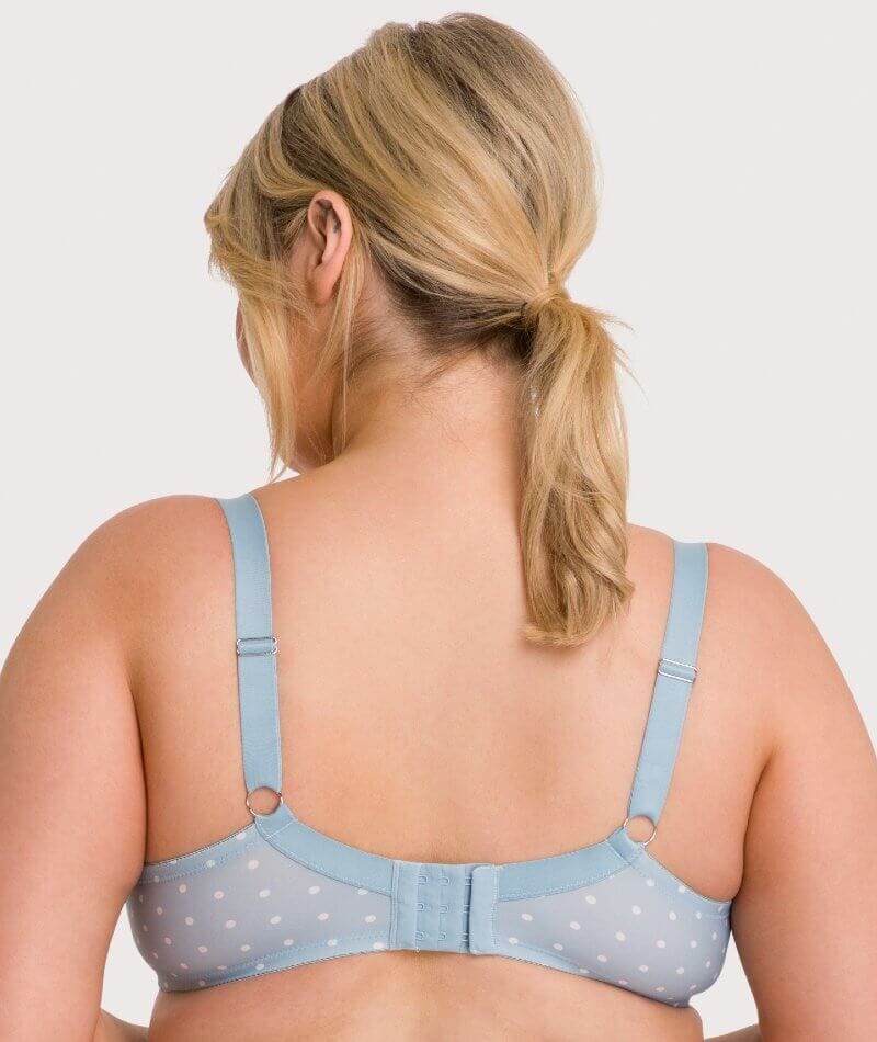 Ava & Audrey Jacqueline Full Cup Underwired Bra - Blue/Ivory - Image 6