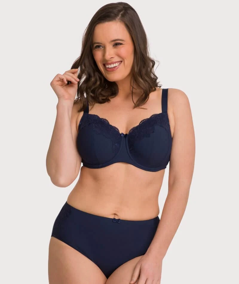 Ava & Audrey Jacqueline Full Cup Underwired Bra - Sapphire - Image 11