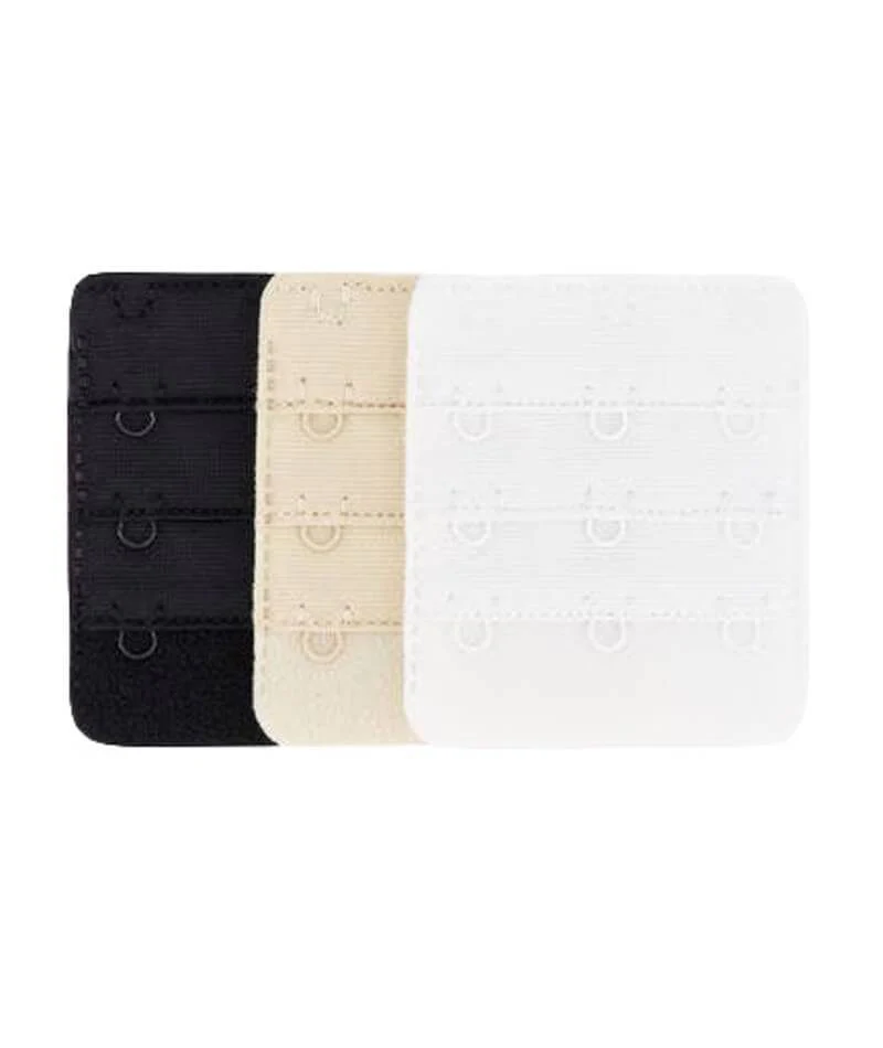 Bendon 3-Hook Bra Extenders - 3 Pack - Assorted Colours