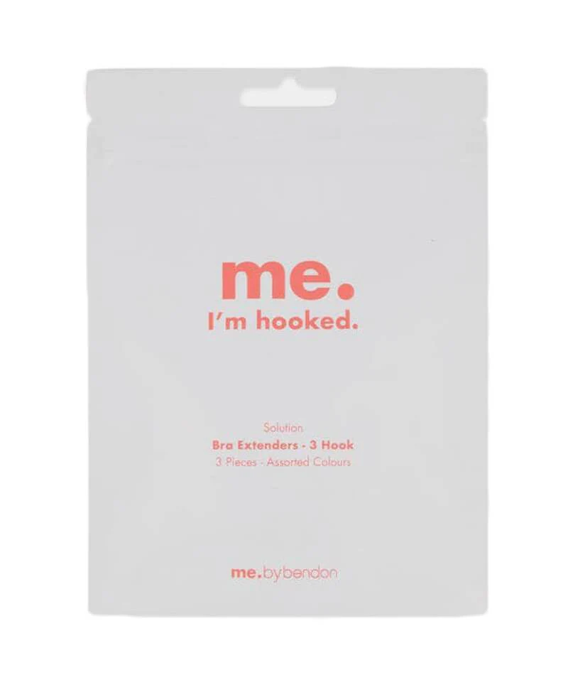 Bendon 3-Hook Bra Extenders - 3 Pack - Assorted Colours - Image 2