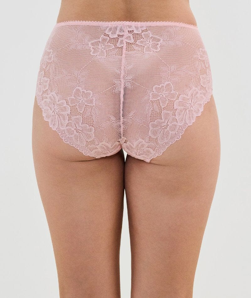Bendon All Lacey Full Brief - Silver Pink - Image 2