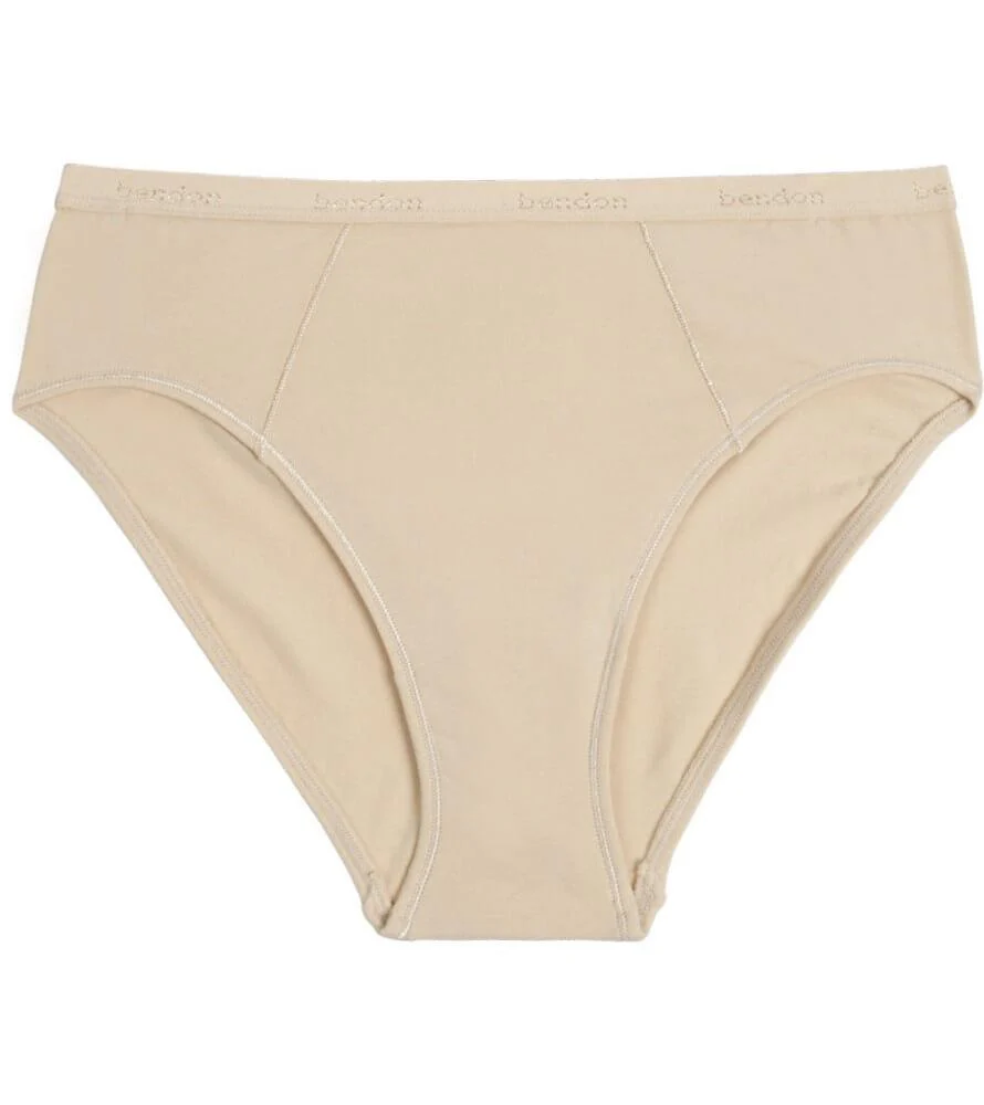 Bendon Body Cotton High Cut Brief - Natural - Image 4