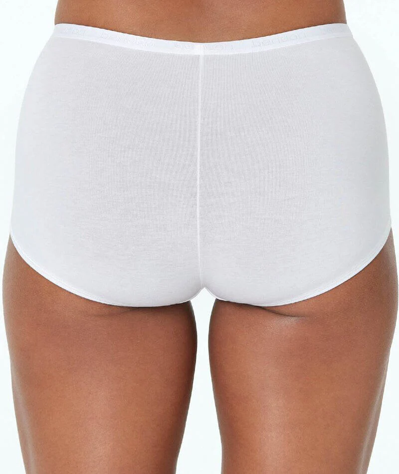 Bendon Body Cotton Trouser Brief - White - Image 2