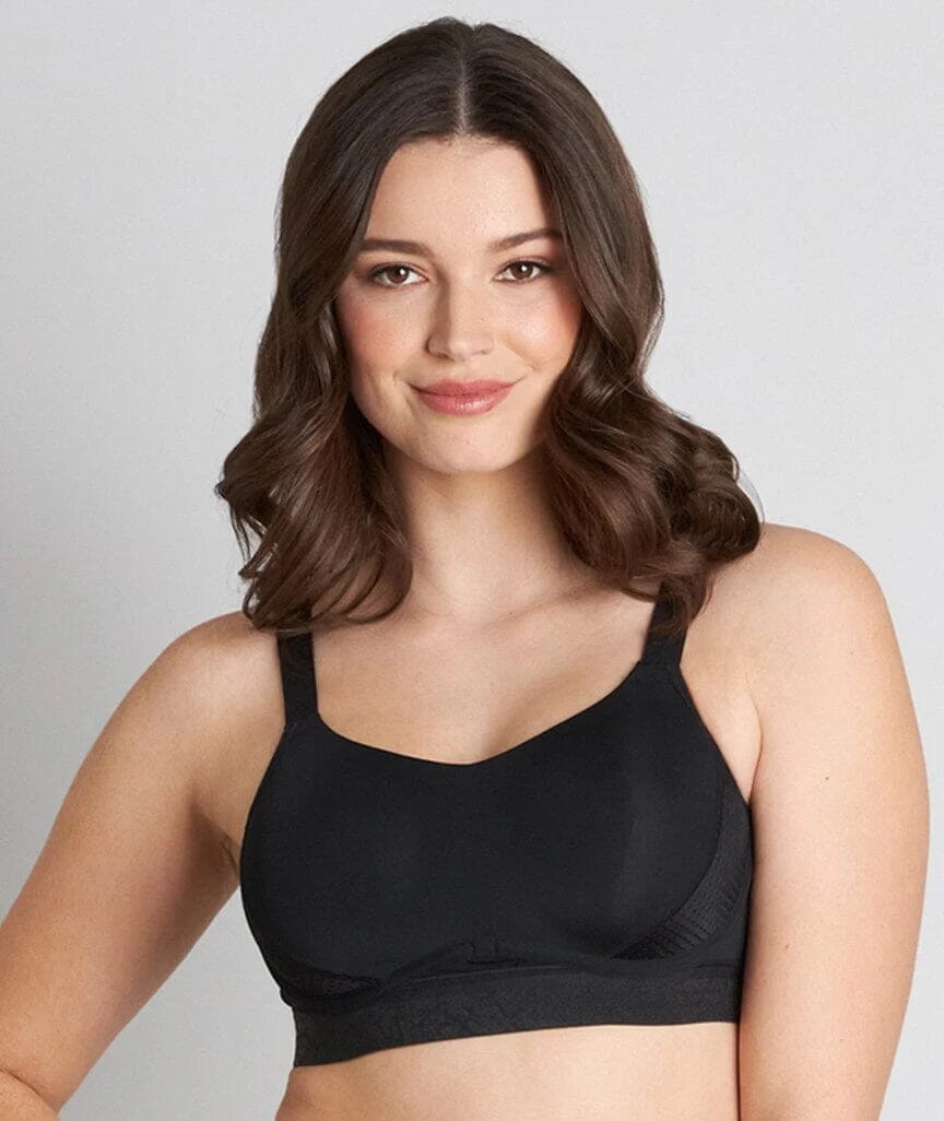 Bendon Breathe High Impact Sports Bra - Black