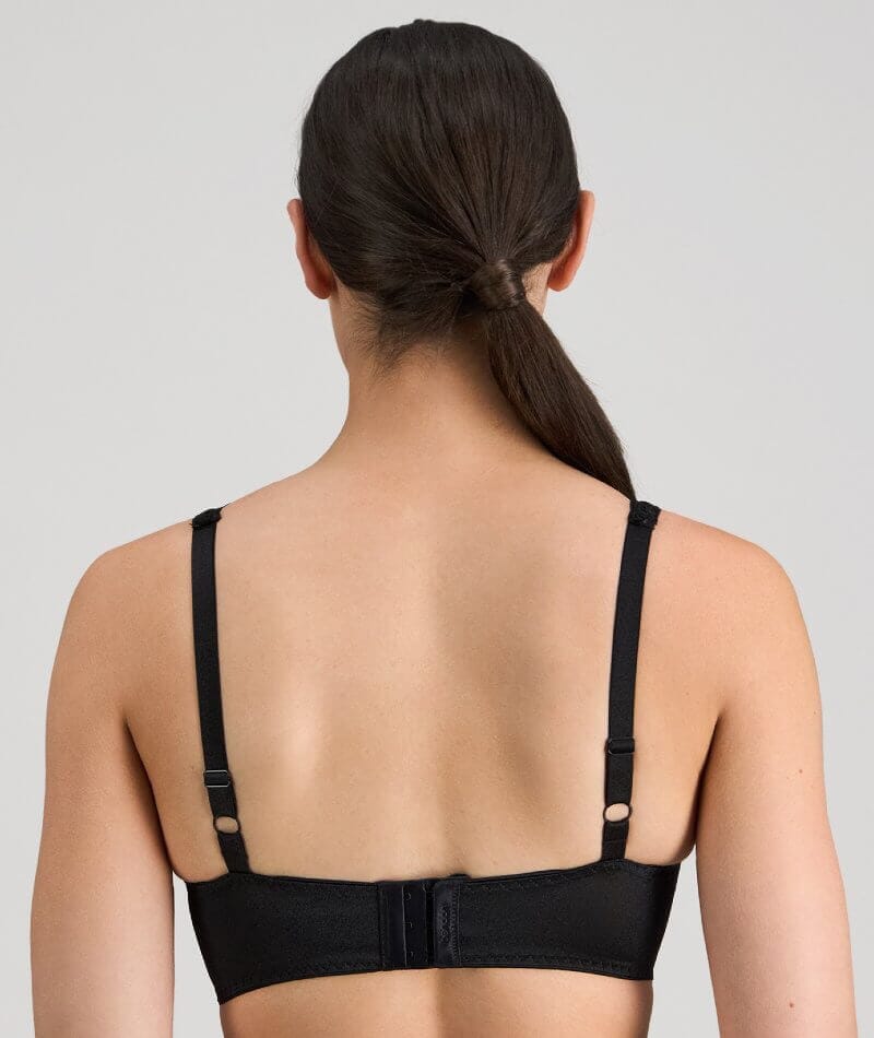Bendon Damask Contour Underwire Bra - Black - Image 2