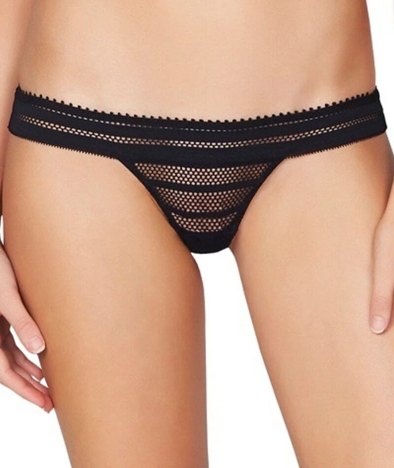 Bendon Morning Lola Thong Brief - Black