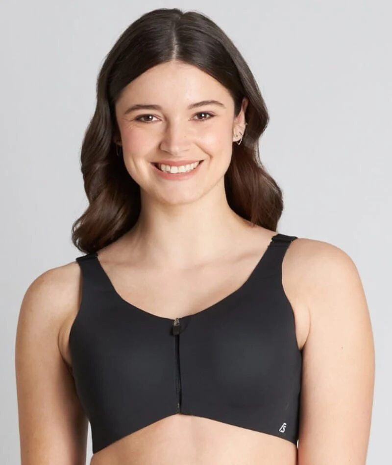 Bendon Motion Wire-Free Front Opening Bra - Black