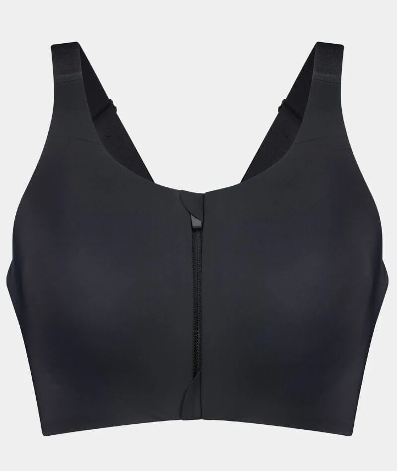 Bendon Motion Wire-Free Front Opening Bra - Black - Image 5