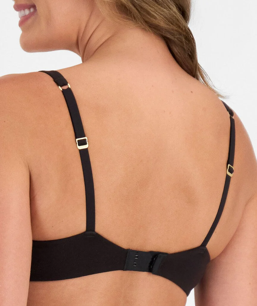Berlei Barely There Breathe Cotton T-Shirt Bra - Black - Image 2