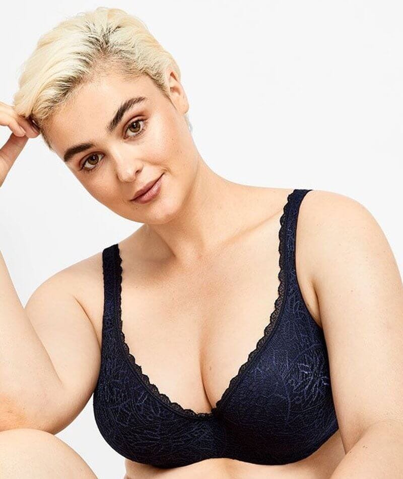 Berlei Barely There Lace Contour Bra - Navy - Image 7