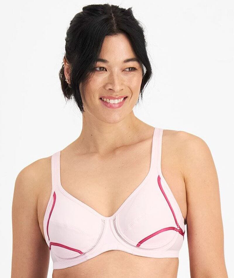 Berlei Electrify Underwire 2 Pack Sports Bra - Armstrong/Pearl Pink - Image 3
