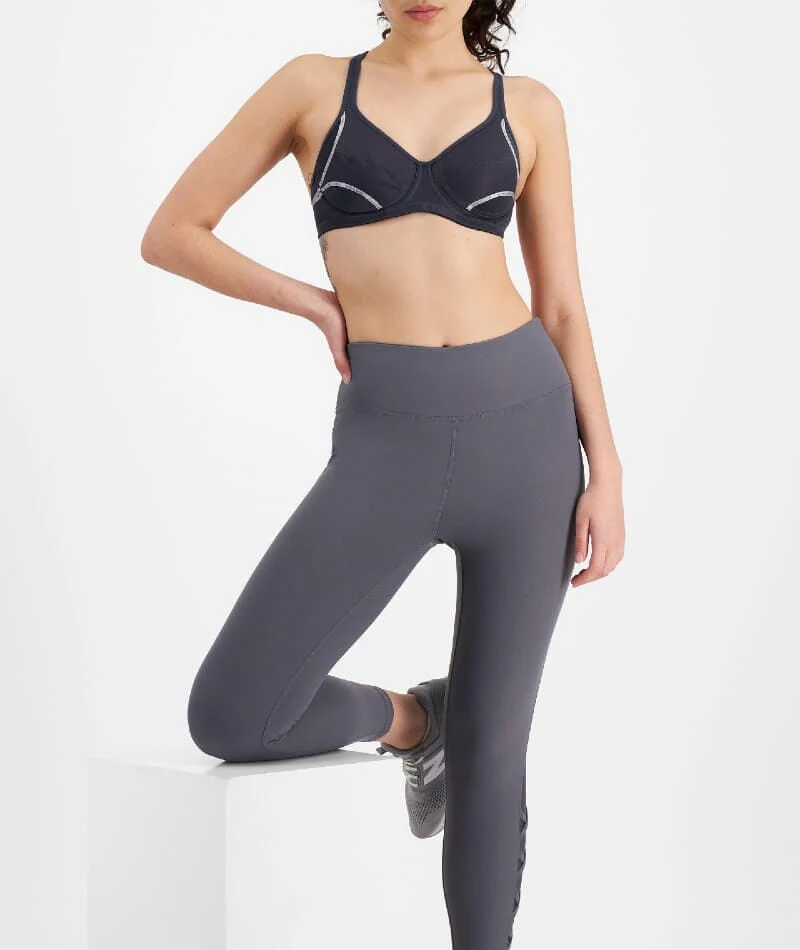 Berlei Electrify Underwire 2 Pack Sports Bra - Snow Blossom/Charcoal - Image 11