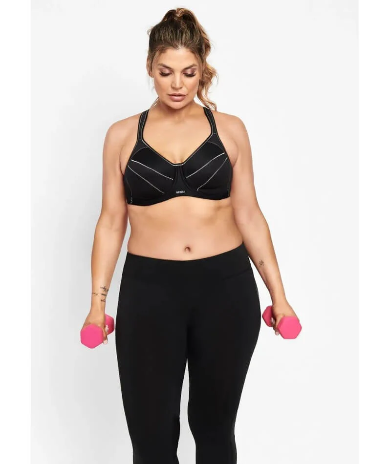 Berlei Full Support Sport Underwire Bra - Black - Image 8