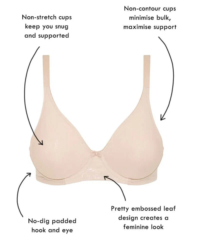 Berlei Sweater Girl Unlined Bra - Ivory - Image 4