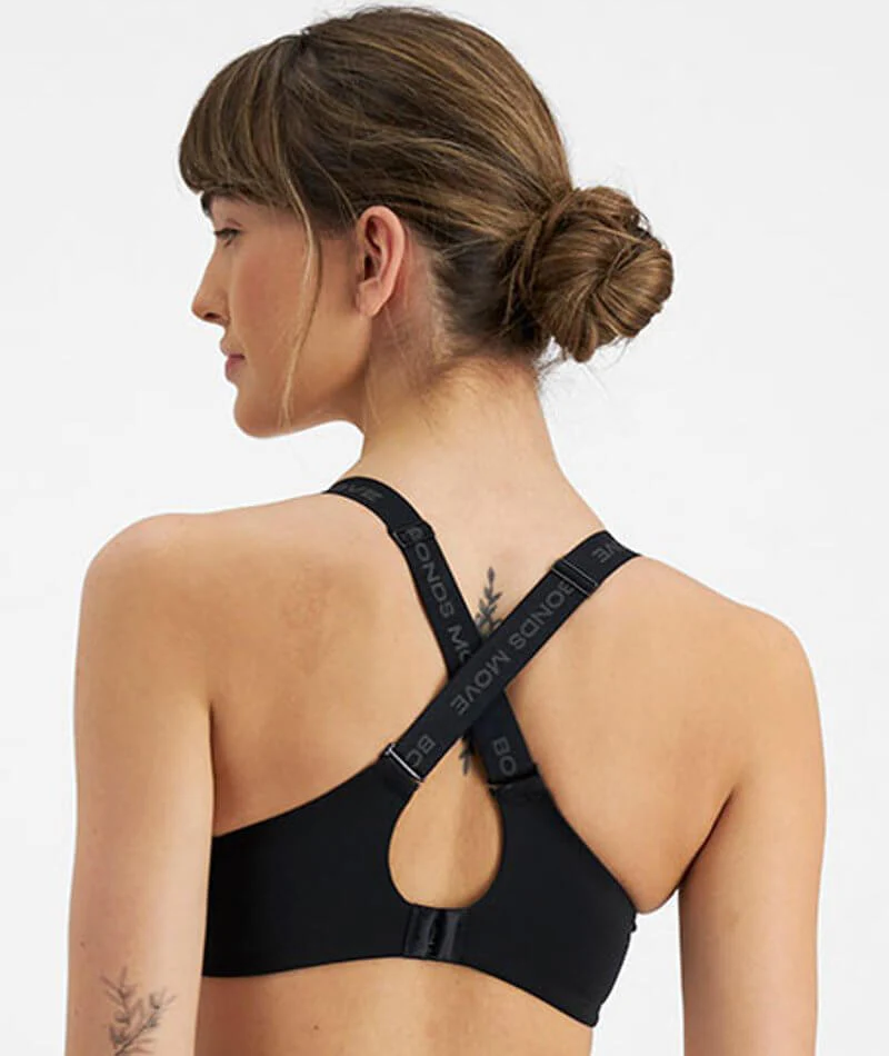 Bonds Move Contour Bra - Black - Image 2