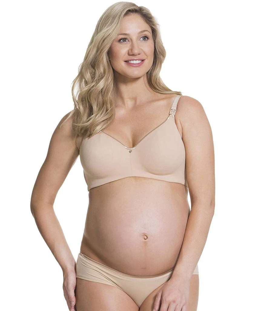 Cake Maternity Croissant Seamless Flexi Wire Nursing Bra -  Nude - Image 7