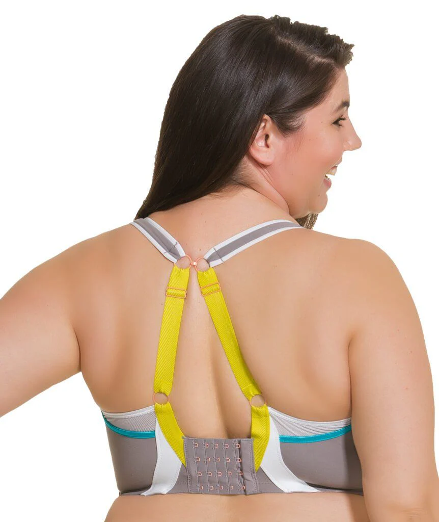 Cake Maternity Zest Flexi Wire High Impact Maternity & Nursing Sports Bra -  Grey - Image 5