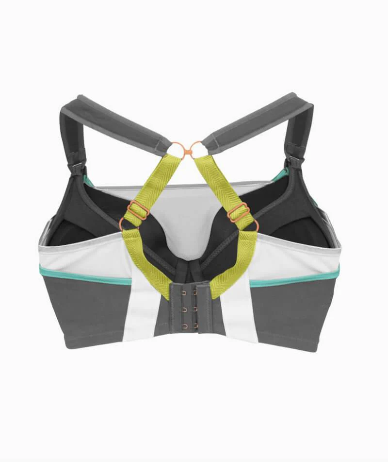 Cake Maternity Zest Flexi Wire High Impact Maternity & Nursing Sports Bra -  Grey - Image 9