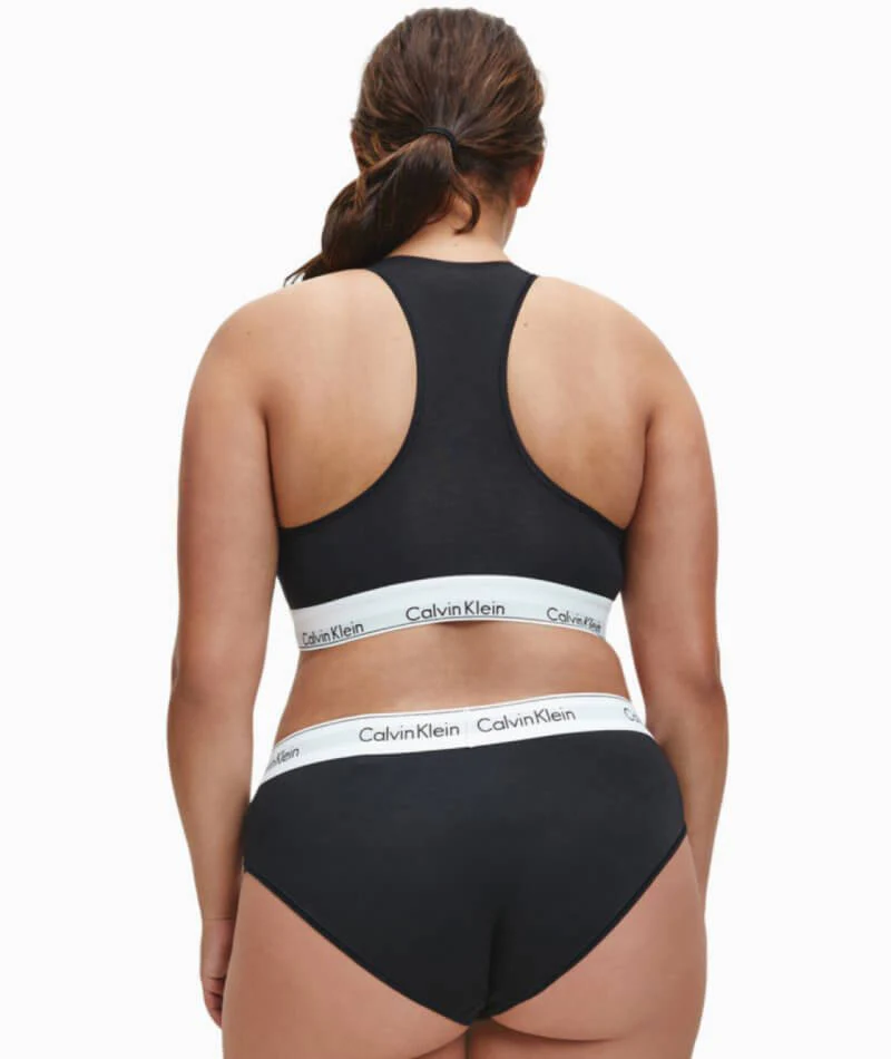 Calvin Klein Modern Cotton Plus Hipster Brief - Black - Image 6
