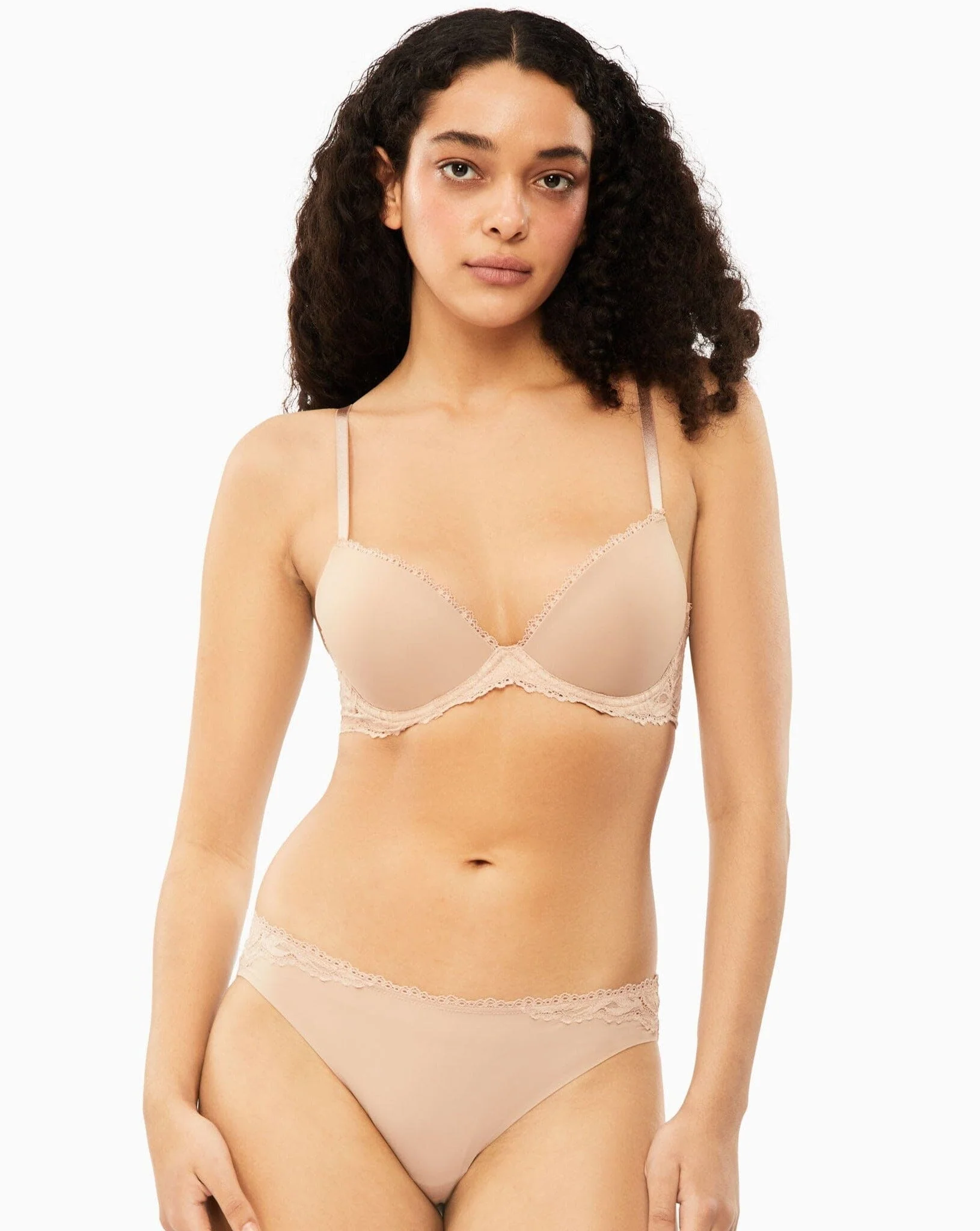 Calvin Klein Seductive Comfort Lotus Floral Bikini Brief - Cedar - Image 3