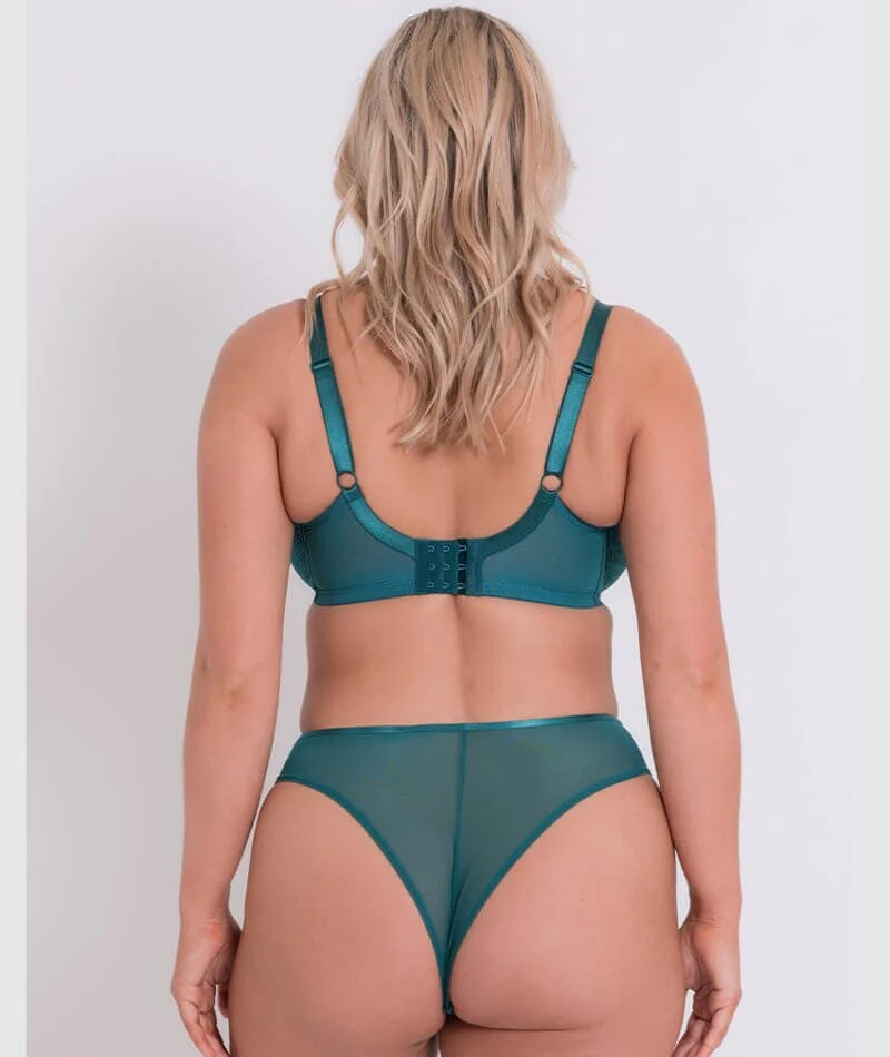 Curvy Kate Amaze Balcony Bra - Verdigris Green - Image 5