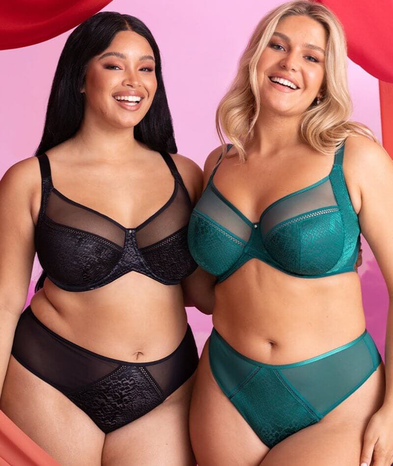 Curvy Kate Amaze Balcony Bra - Verdigris Green - Image 9