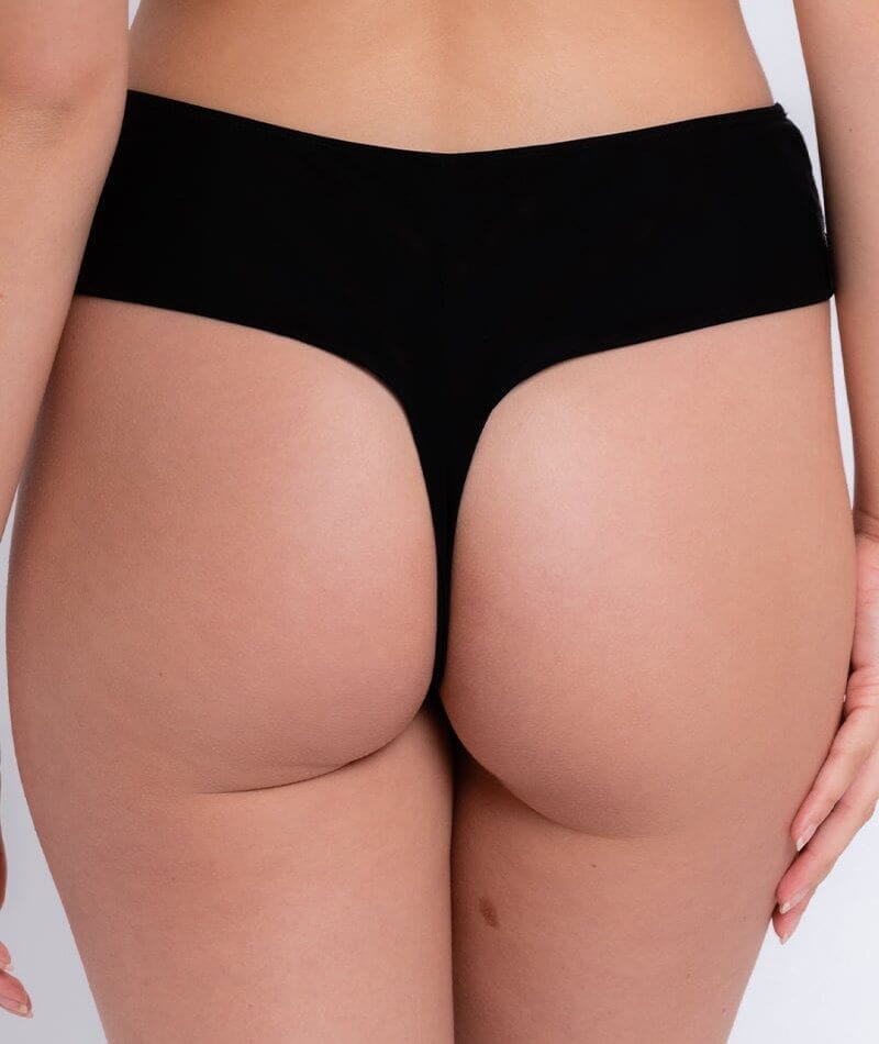 Curvy Kate Centre Stage Deep Thong - Black - Image 2