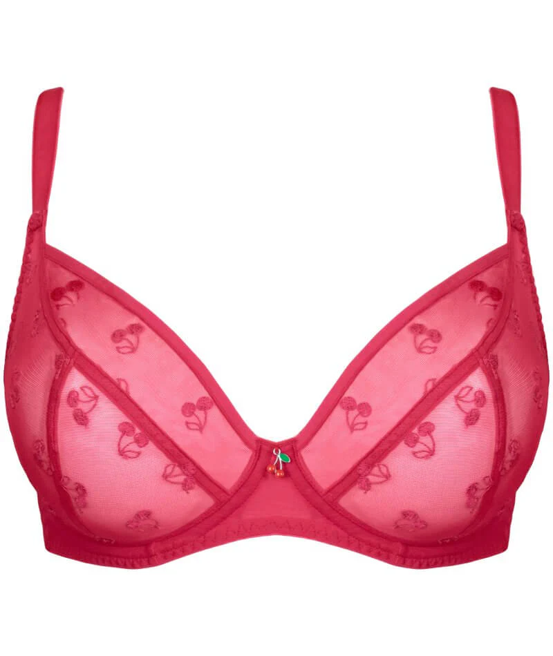 Curvy Kate Cherry Pop Plunge Bra  - Cherry Glow - Image 13
