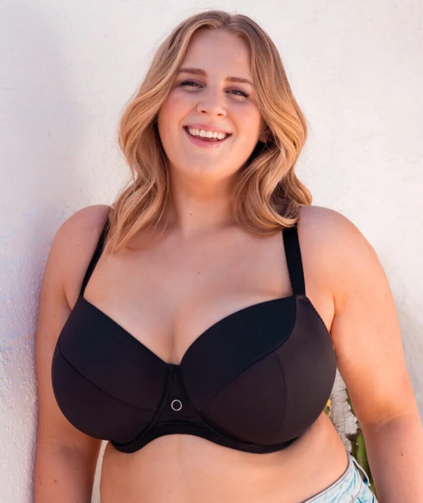Curvy Kate Daze Padded T-Shirt Balcony Bra - Black - Image 6