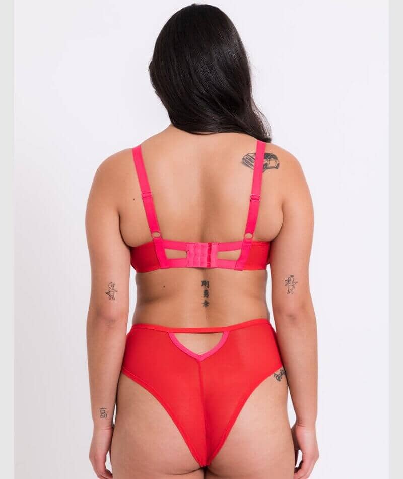Curvy Kate Elementary Balcony Bra - Red/Pink - Image 5