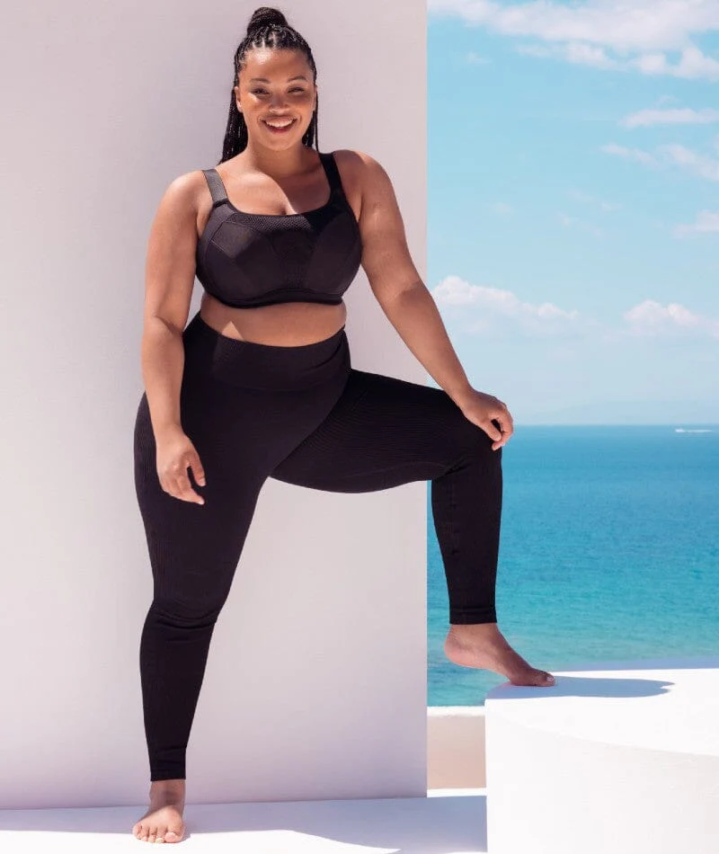 Curvy Kate Everymove Flexi-Wired Sports Bra - Black - Image 6