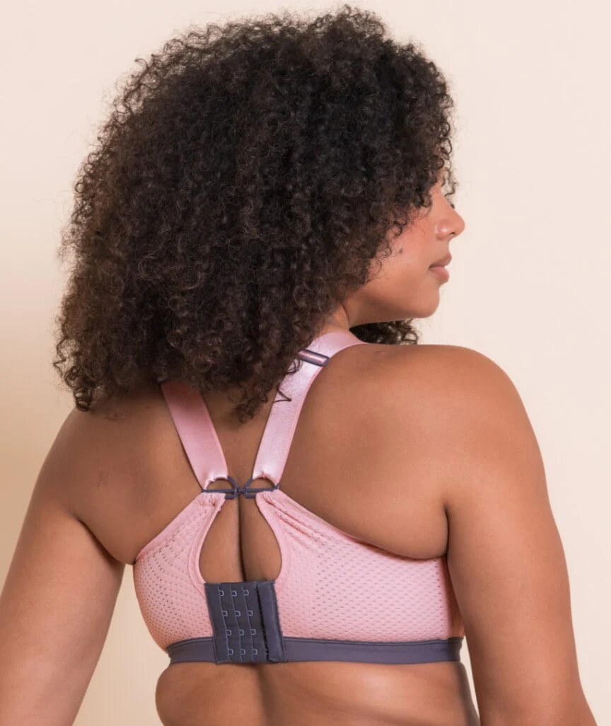 Curvy Kate Everymove Flexi-Wired Sports Bra - Blush/Charcoal - Image 5