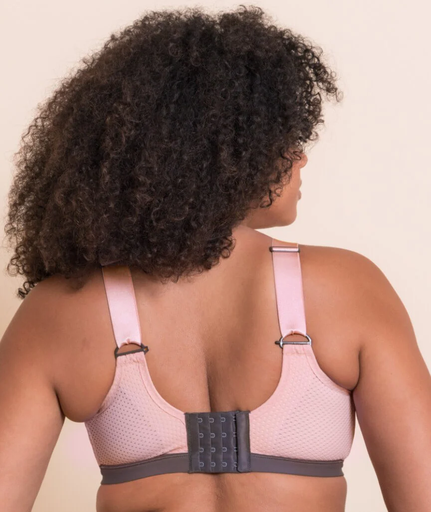 Curvy Kate Everymove Flexi-Wired Sports Bra - Blush/Charcoal - Image 7
