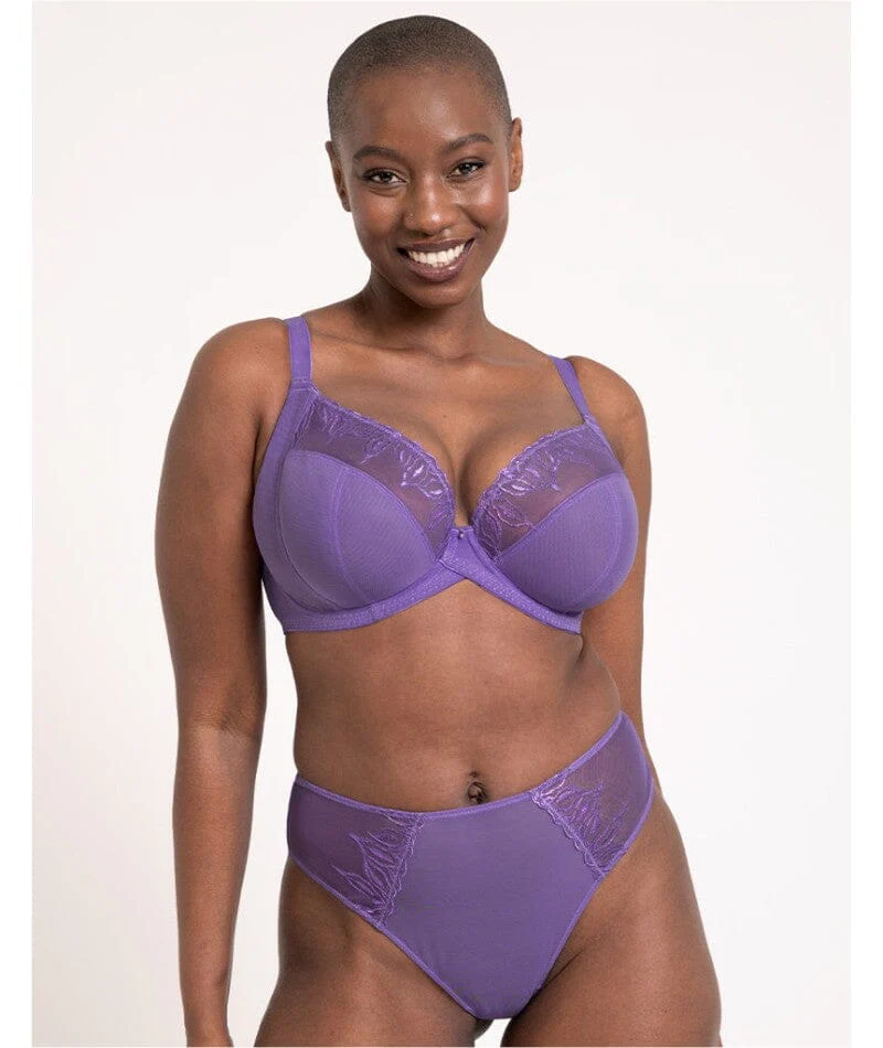 Curvy Kate Flare Deep Thong - Amethyst Purple - Image 4
