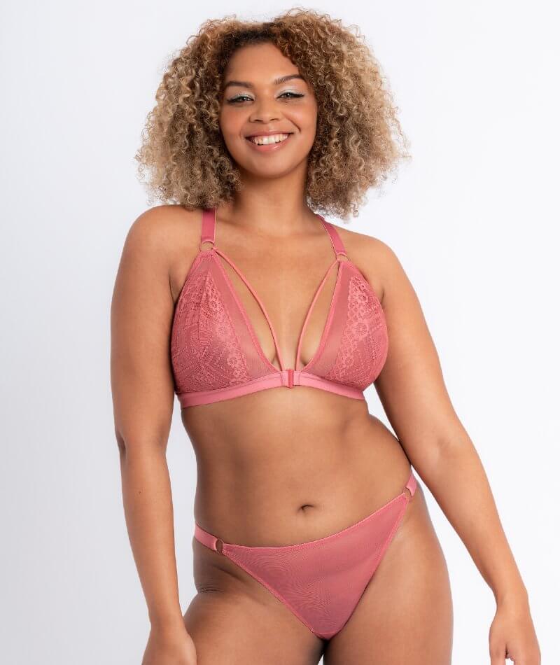 Curvy Kate Front and Centre Wire-free Bralette - Rose - Image 4